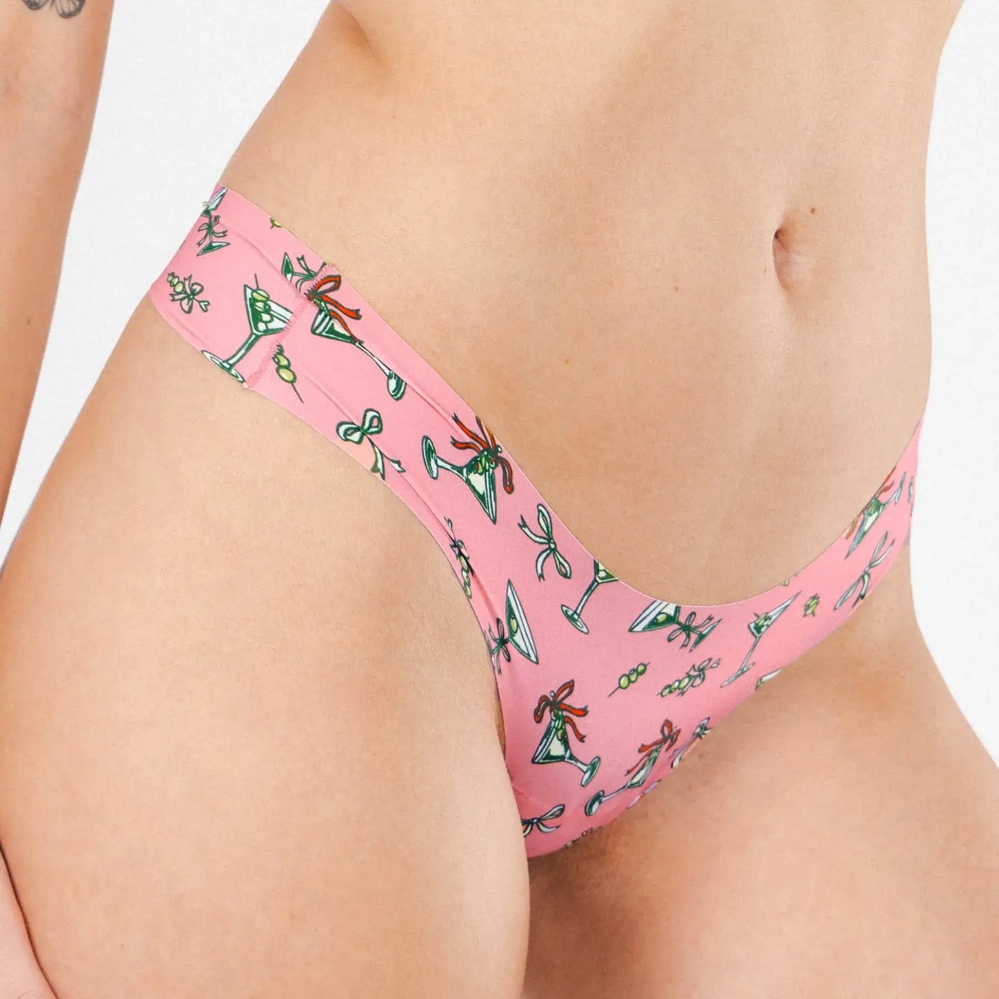 The Teeny Tini | Martini Seamless Thong - Shinesty - Flyclothing LLC