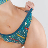 The Ski In Ski Out | Retro Ski Cheeky Underwear - Shinesty - Flyclothing LLC