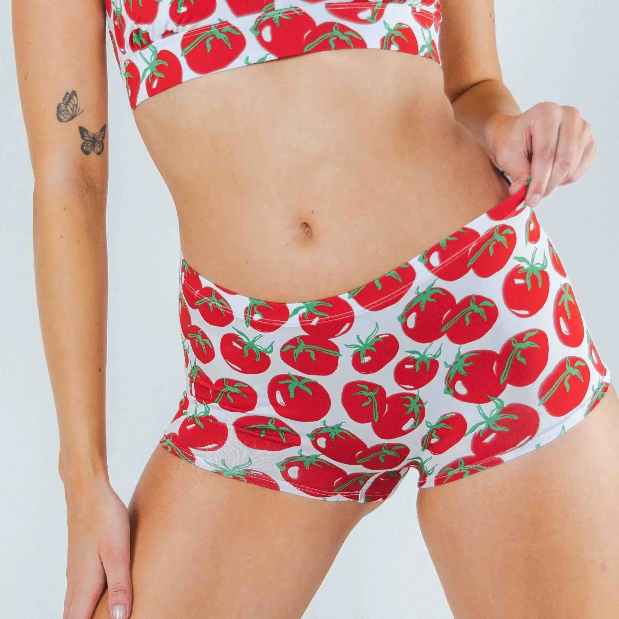 The Roma | Tomato Modal Boyshort Underwear - Shinesty - Flyclothing LLC