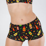 The Gotcha Sriracha | Hot Sauce Modal Boyshort Underwear - Shinesty - Flyclothing LLC