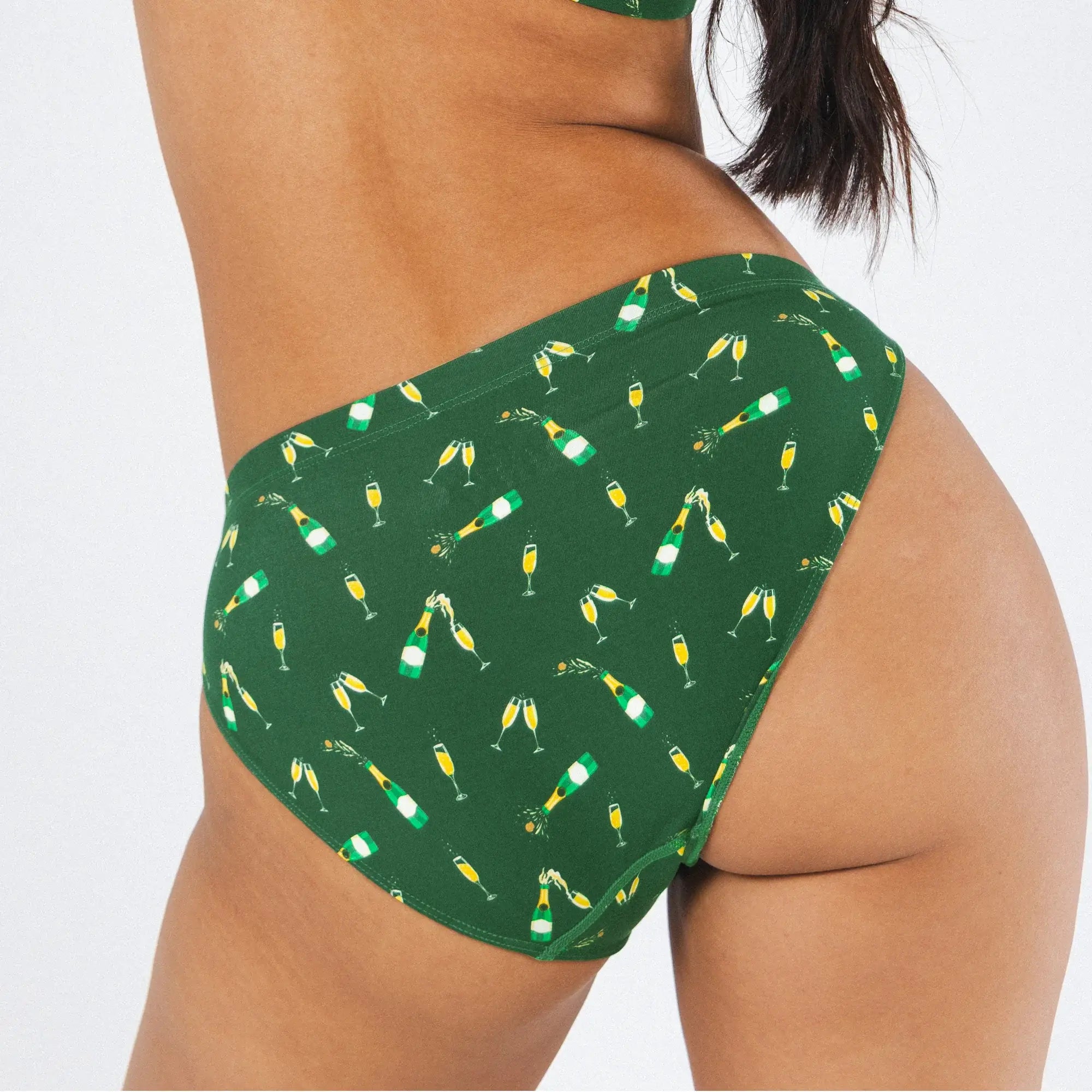 The Champagne Showers | New Years Modal Bikini Underwear - Shinesty - Flyclothing LLC