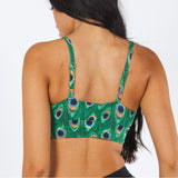 The Fancy Feather | Peacock Boob Hammock™ Scoop Bralette - Shinesty - Flyclothing LLC