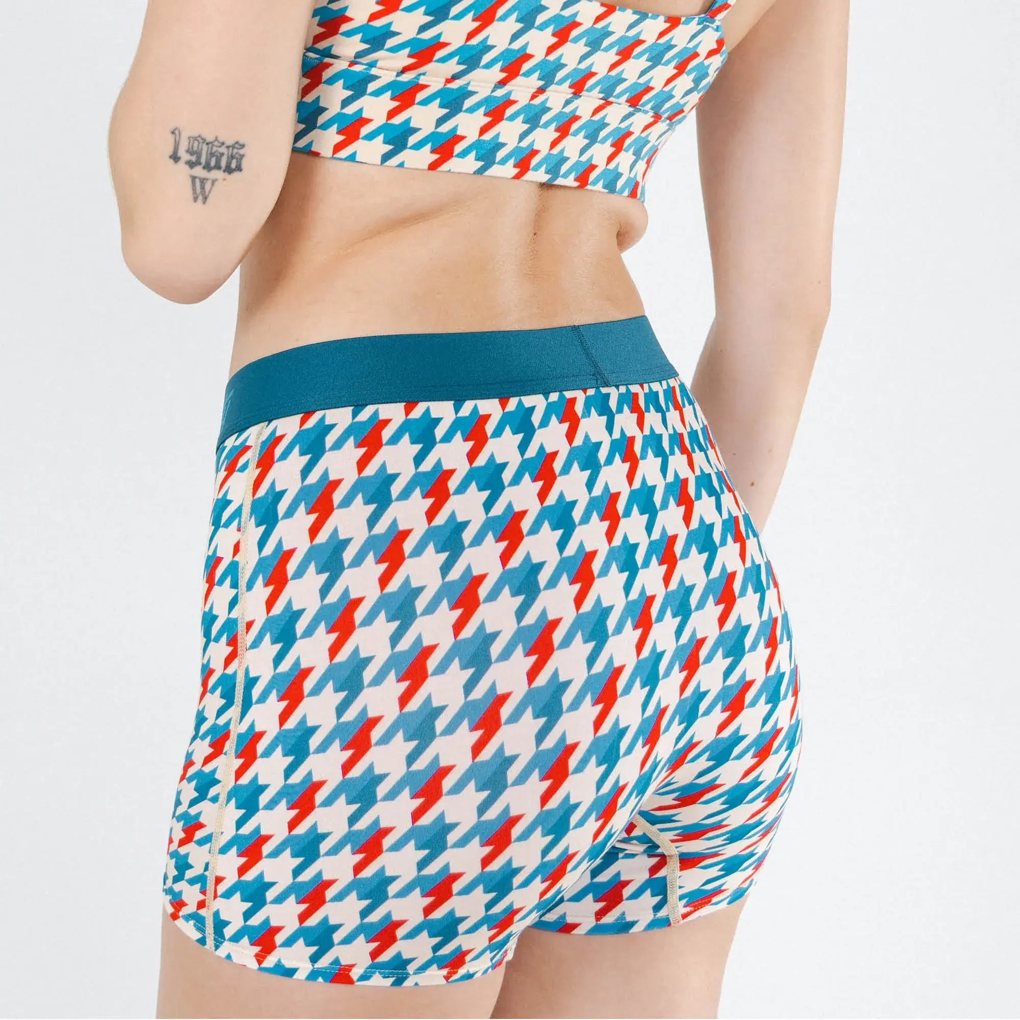 The Swanky | Retro Houndstooth Women’s Boxers - Shinesty - Flyclothing LLC