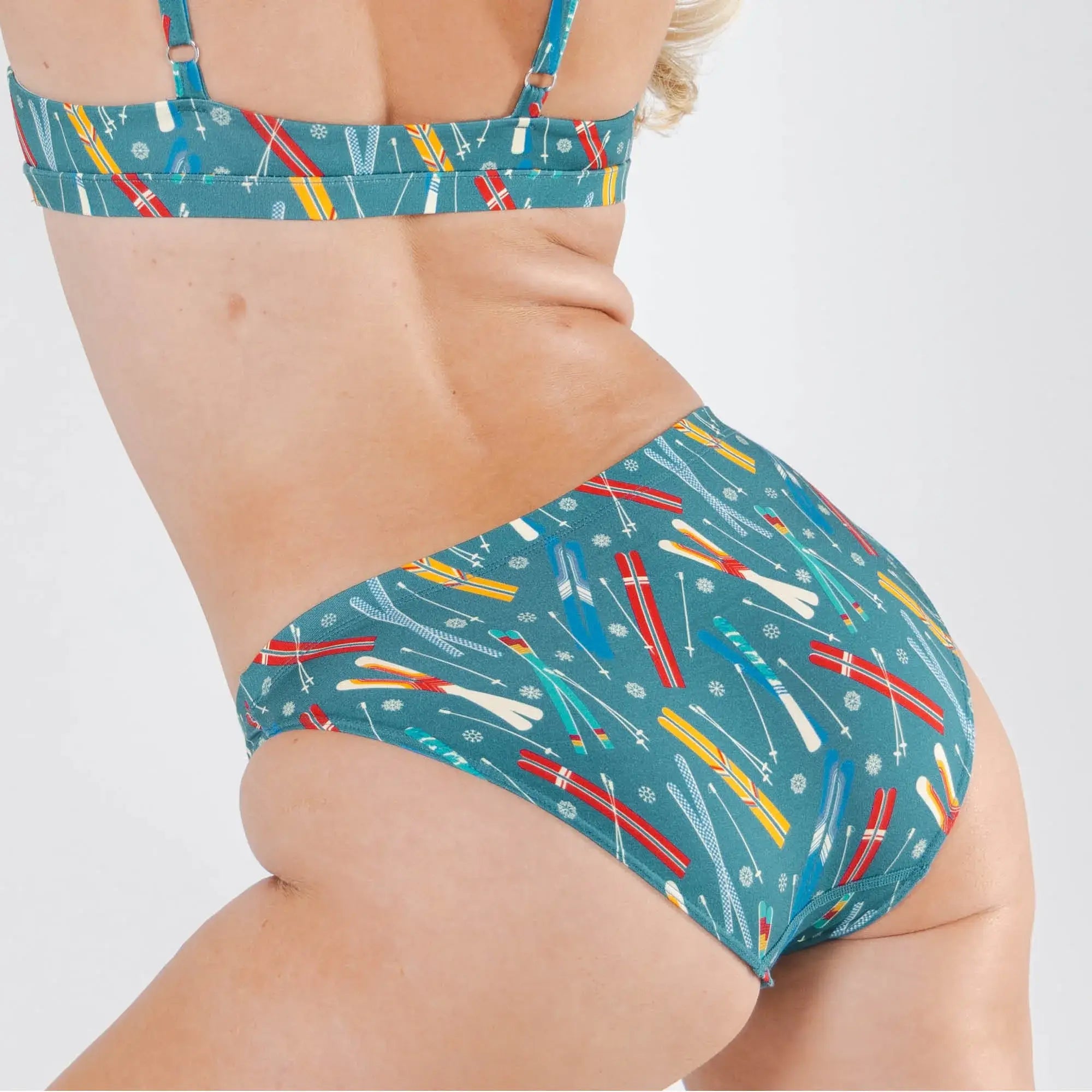 The Ski In Ski Out | Retro Ski Modal Bikini Underwear - Shinesty - Flyclothing LLC