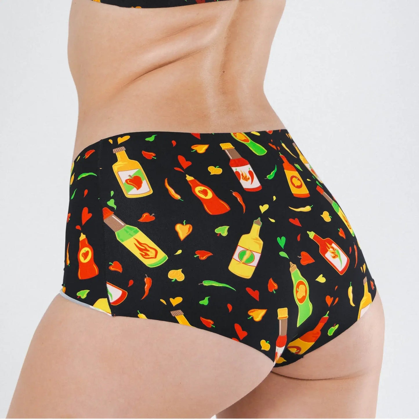 The Gotcha Sriracha | Hot Sauce Women’s Seamless Boyshort - Shinesty - Flyclothing LLC