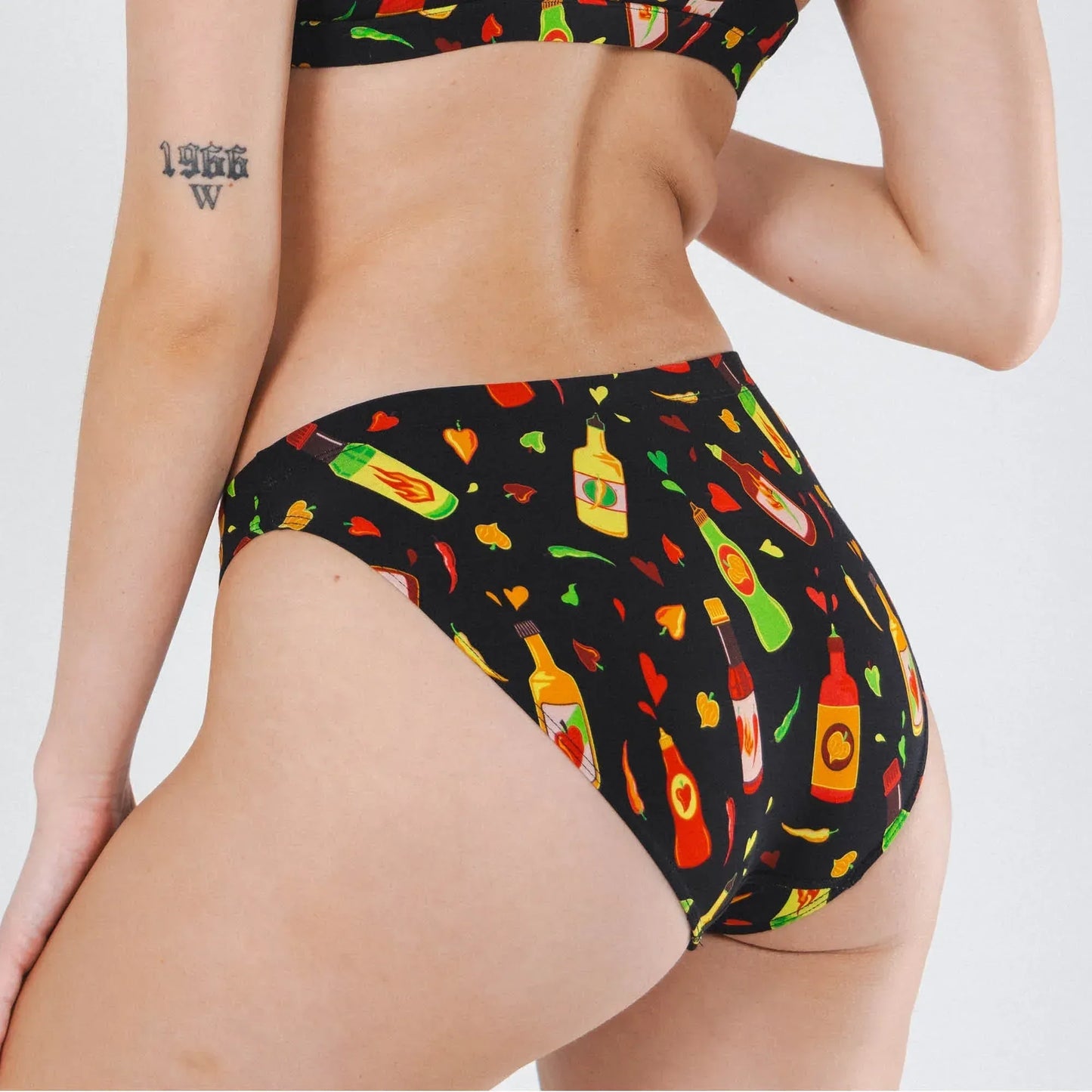 The Gotcha Sriracha | Hot Sauce Modal Bikini Underwear - Shinesty - Flyclothing LLC