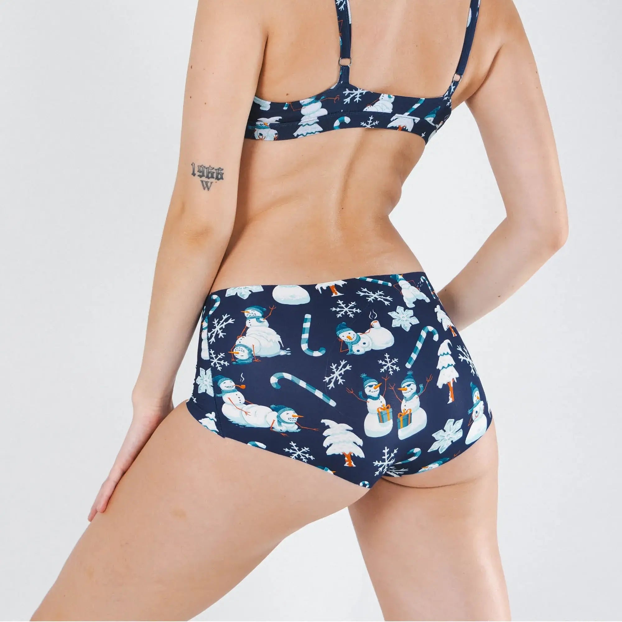 The Big Blizzard | Naughty Snowmen Women’s Seamless Boyshort - Shinesty - Flyclothing LLC