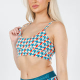The Swanky | Retro Houndstooth Boob Hammock™ Scoop Bralette - Shinesty - Flyclothing LLC