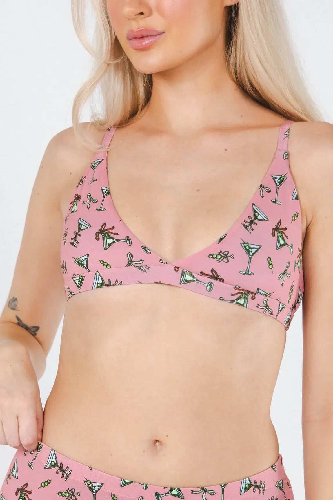 The Teeny Tini | Martini Boob Hammock™ Triangle Bralette - Shinesty - Flyclothing LLC