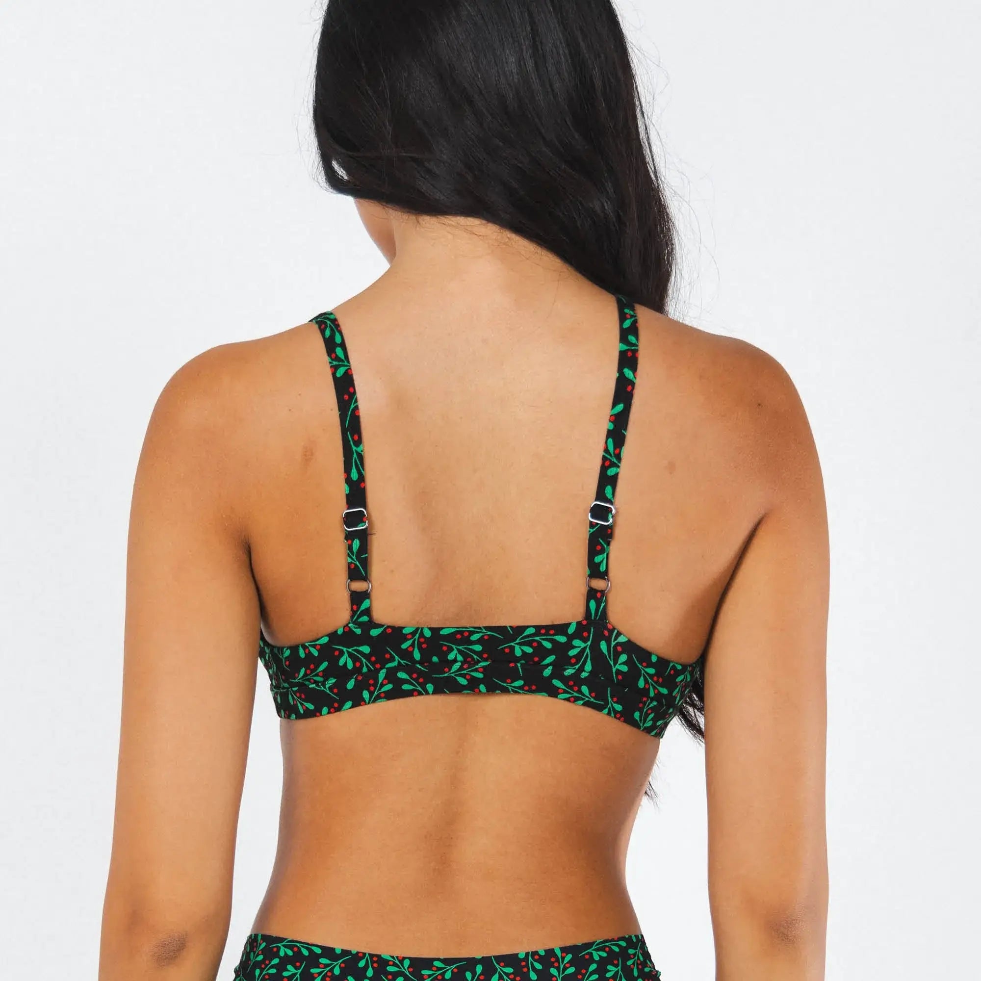 The Kiss Me There | Mistletoe Boob Hammock™ Triangle Bralette - Shinesty - Flyclothing LLC