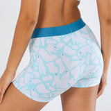 The Polar Polka | Polar Bear Scene Women’s Boxers - Shinesty - Flyclothing LLC