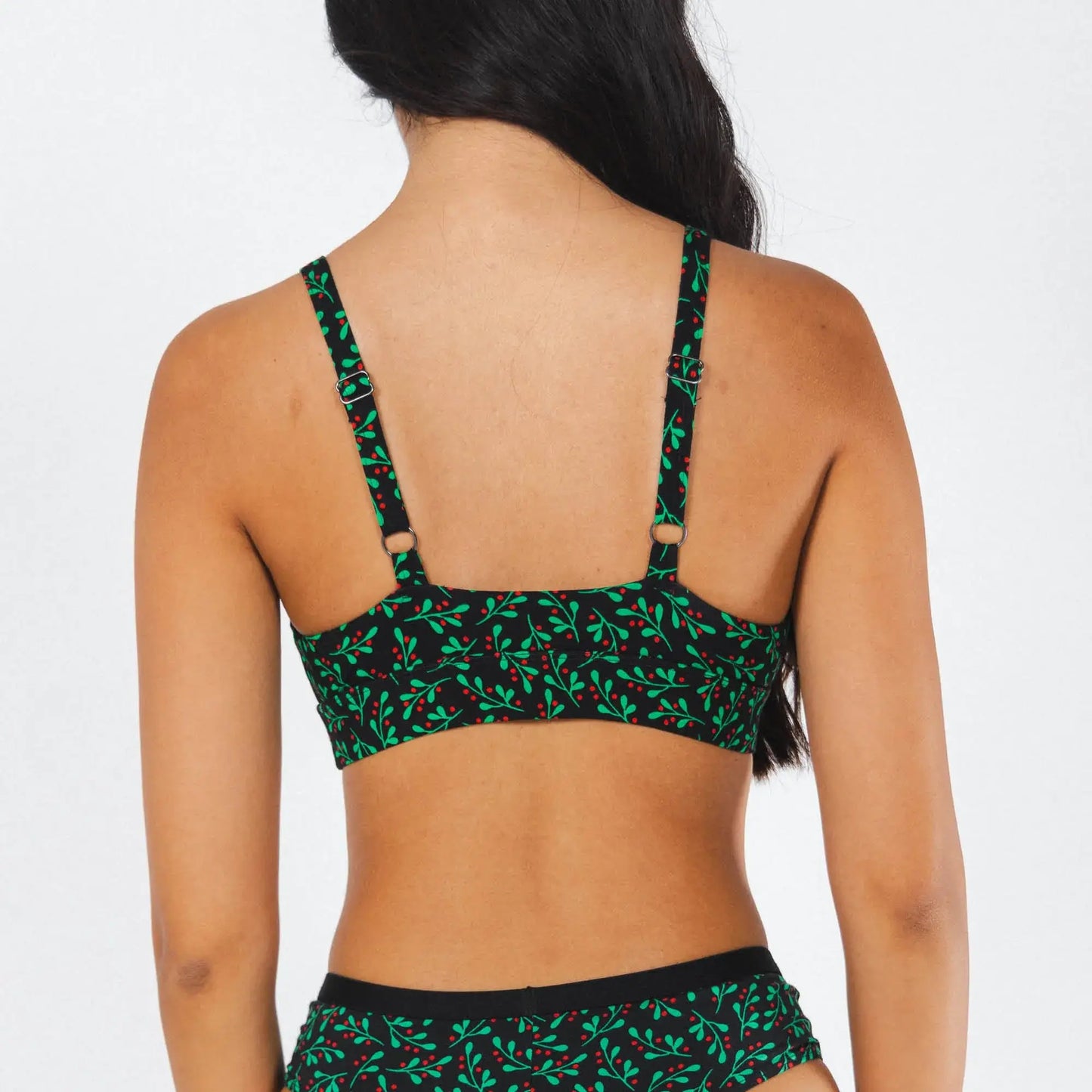 The Kiss Me There | Mistletoe Boob Hammock™ Plunge Bralette - Shinesty - Flyclothing LLC