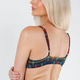 The Cappuccino | Holiday Tartan Plaid Boob Hammock™ Triangle Bralette - Shinesty - Flyclothing LLC
