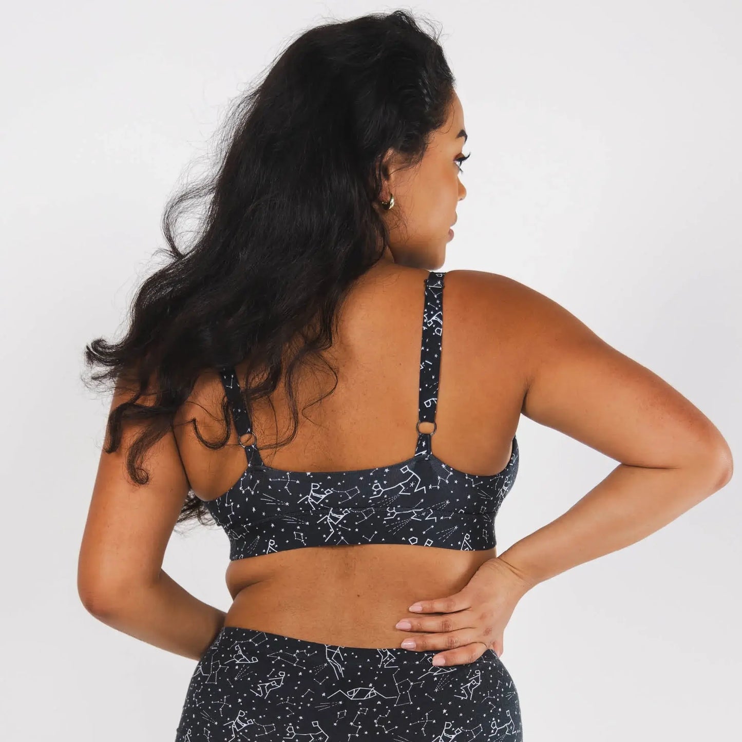 The Big Bang | Glow in the Dark Constellation Boob Hammock™ Plunge Bralette - Shinesty - Flyclothing LLC