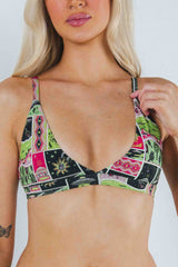 The Area 51 | Retro-Futuristic Alien Boob Hammock™ Triangle Bralette - Shinesty