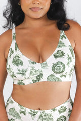 The Western Wonderland | Western Toile Boob Hammock™ Plunge Bralette - Shinesty - Flyclothing LLC