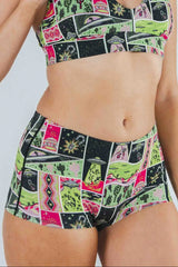 The Area 51 | Retro-Futuristic Alien Modal Boyshort Underwear - Shinesty - Flyclothing LLC