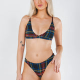 The Cappuccino | Holiday Tartan Plaid MicroModal Thong - Shinesty - Flyclothing LLC