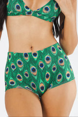 The Fancy Feather | Peacock Modal Boyshort Underwear - Shinesty - Flyclothing LLC