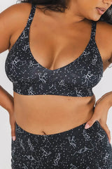 The Big Bang | Glow in the Dark Constellation Boob Hammock™ Plunge Bralette - Shinesty - Flyclothing LLC