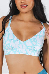 The Polar Polka | Polar Bear Scene Boob Hammock™ Plunge Bralette - Shinesty - Flyclothing LLC
