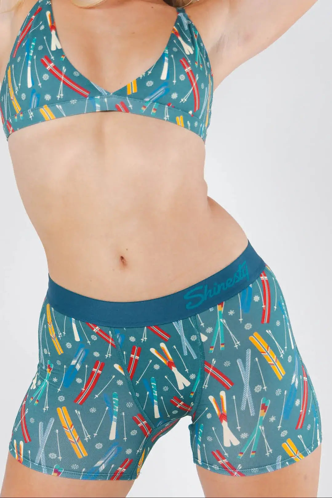 The Ski In Ski Out | Retro Ski Women’s Boxers - Shinesty - Flyclothing LLC