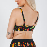The Gotcha Sriracha | Hot Sauce Boob Hammock™ Plunge Bralette - Shinesty - Flyclothing LLC