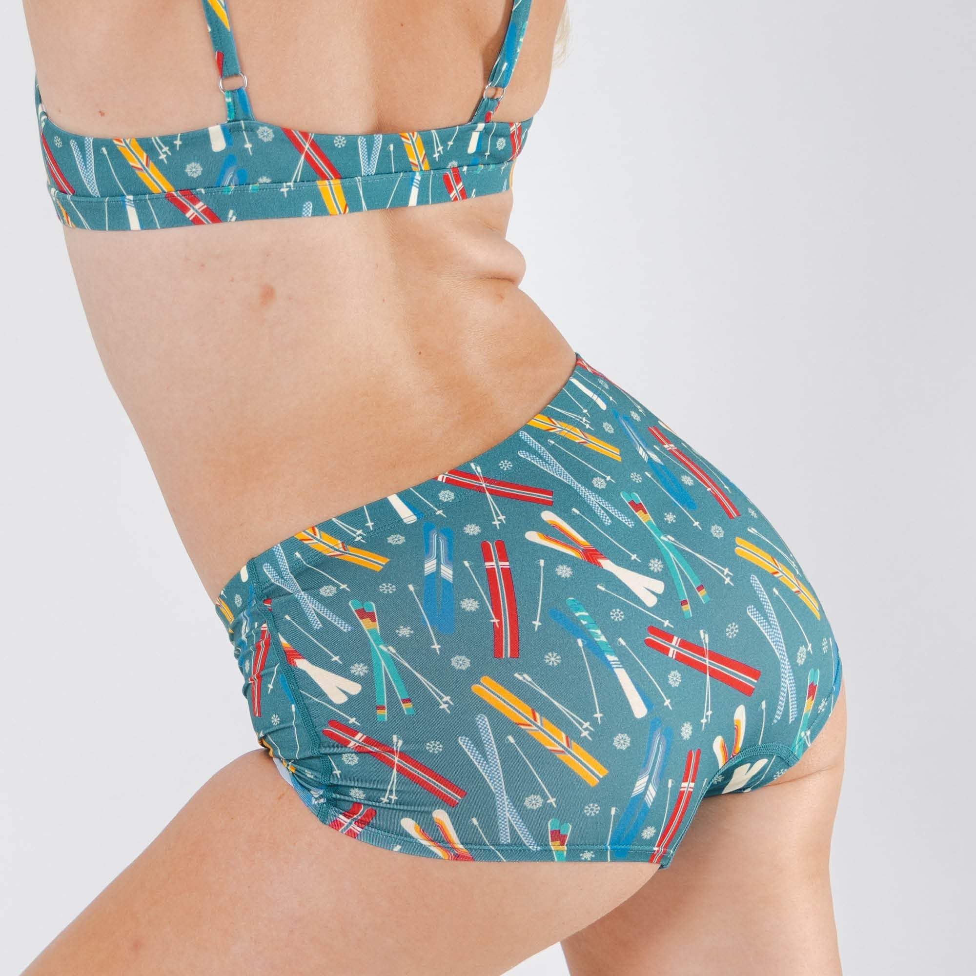 The Ski In Ski Out | Retro Ski Modal Boyshort Underwear - Shinesty - Flyclothing LLC