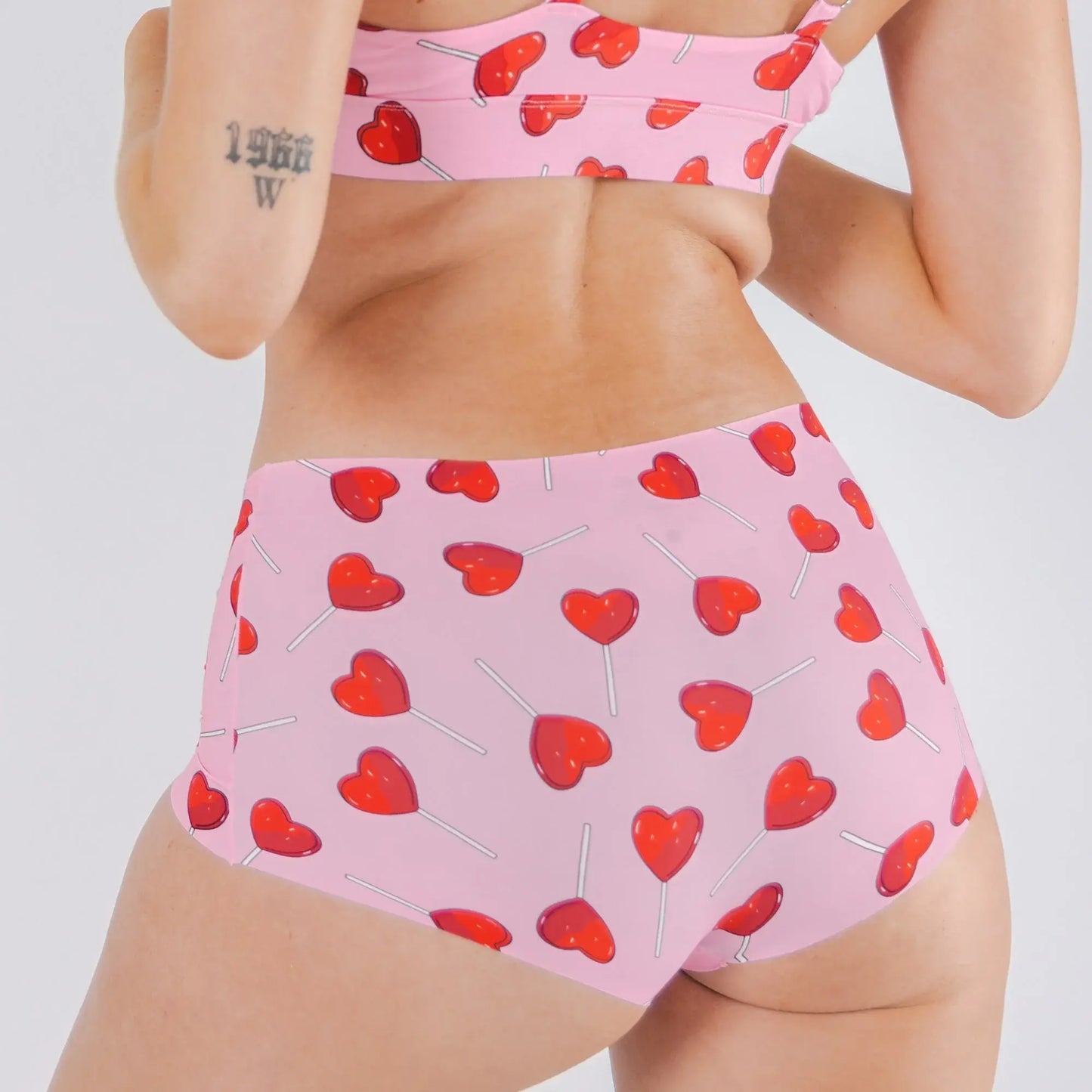 The Suckered In | Heart Lollipop Women’s Seamless Boyshort - Shinesty - Flyclothing LLC