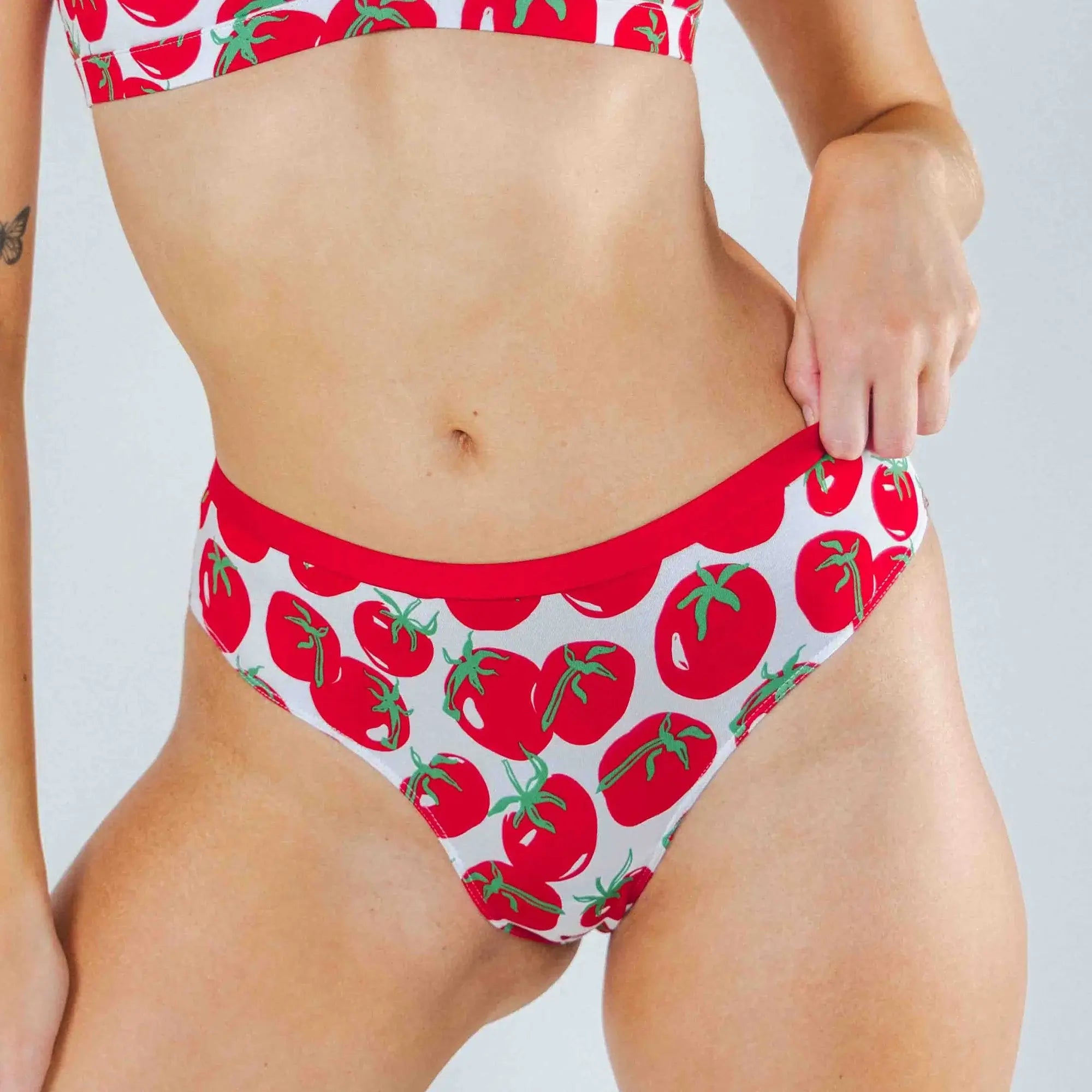 The Roma | Tomato Cheeky Underwear - Shinesty - Flyclothing LLC