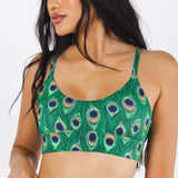 The Fancy Feather | Peacock Boob Hammock™ Scoop Bralette - Shinesty - Flyclothing LLC