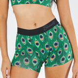 The Fancy Feather | Peacock Women’s Boxers - Shinesty - Flyclothing LLC