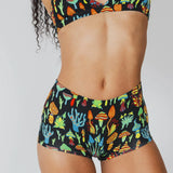 The Super Shroom | Neon Mushrooms Modal Boyshort Underwear - Shinesty - Flyclothing LLC
