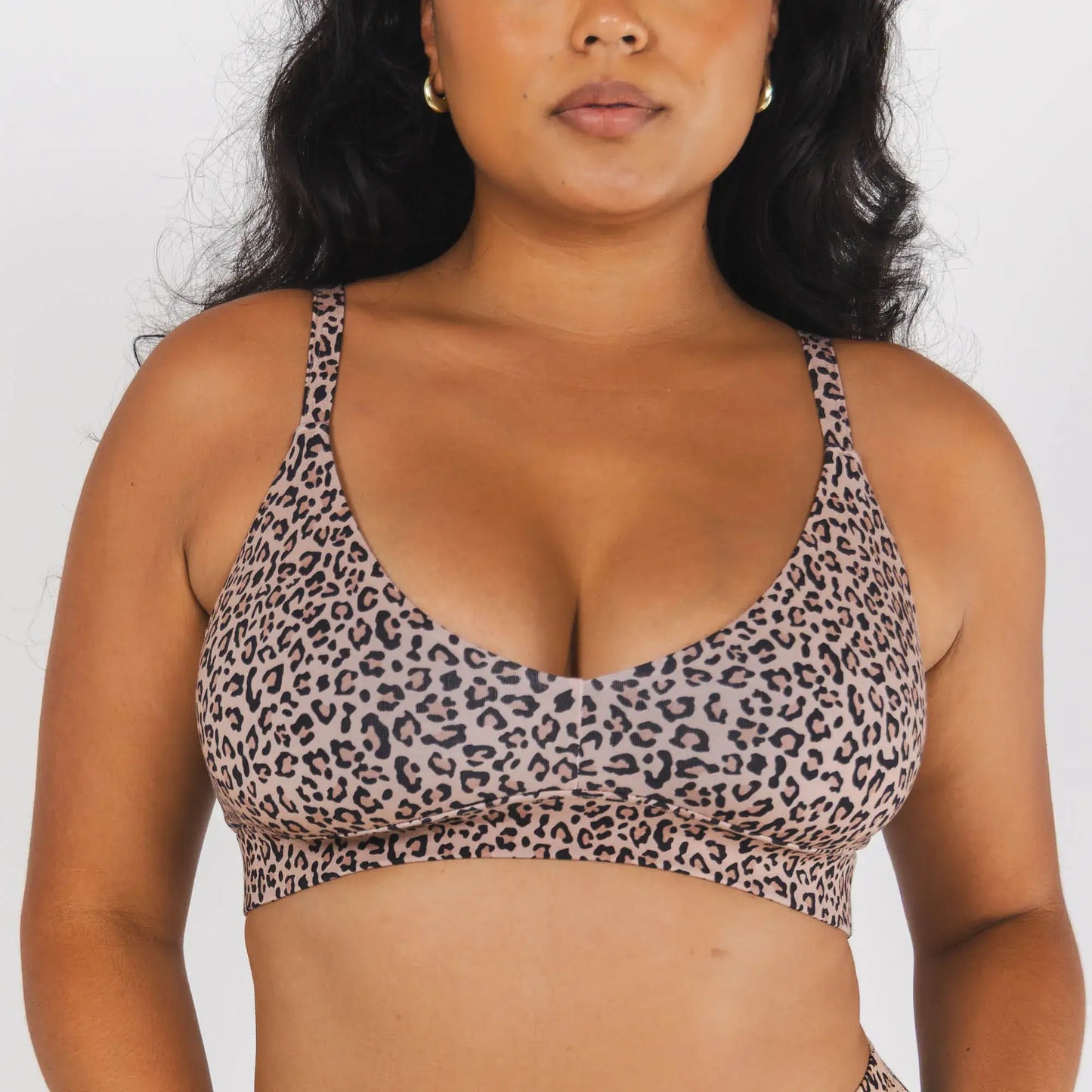The Wild Cat | Leopard Print Boob Hammock™ Plunge Bralette - Shinesty - Flyclothing LLC