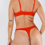 The Maraschino | Flame Scarlet Red MicroModal Thong - Shinesty - Flyclothing LLC
