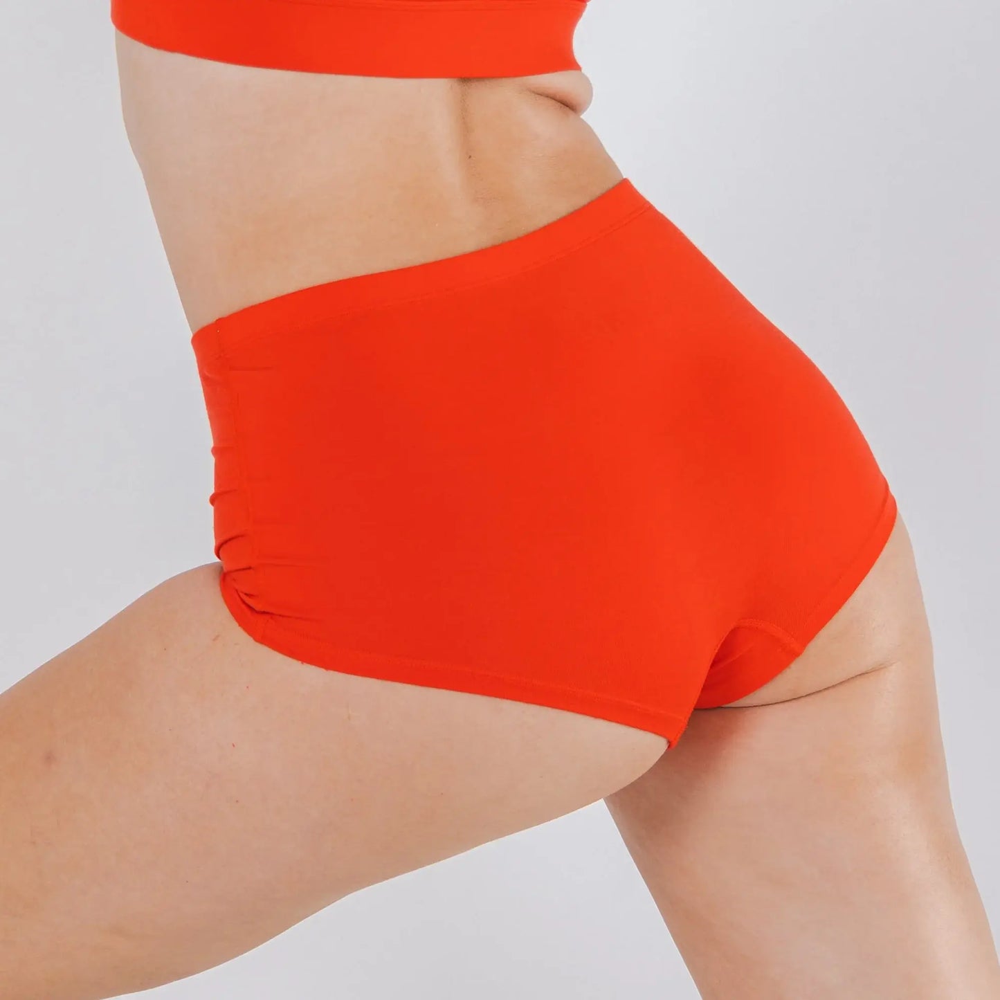 The Maraschino | Flame Scarlet Red Modal Boyshort Underwear - Shinesty - Flyclothing LLC
