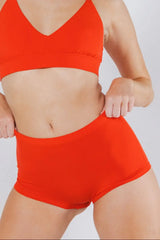 The Maraschino | Flame Scarlet Red Modal Boyshort Underwear - Shinesty - Flyclothing LLC