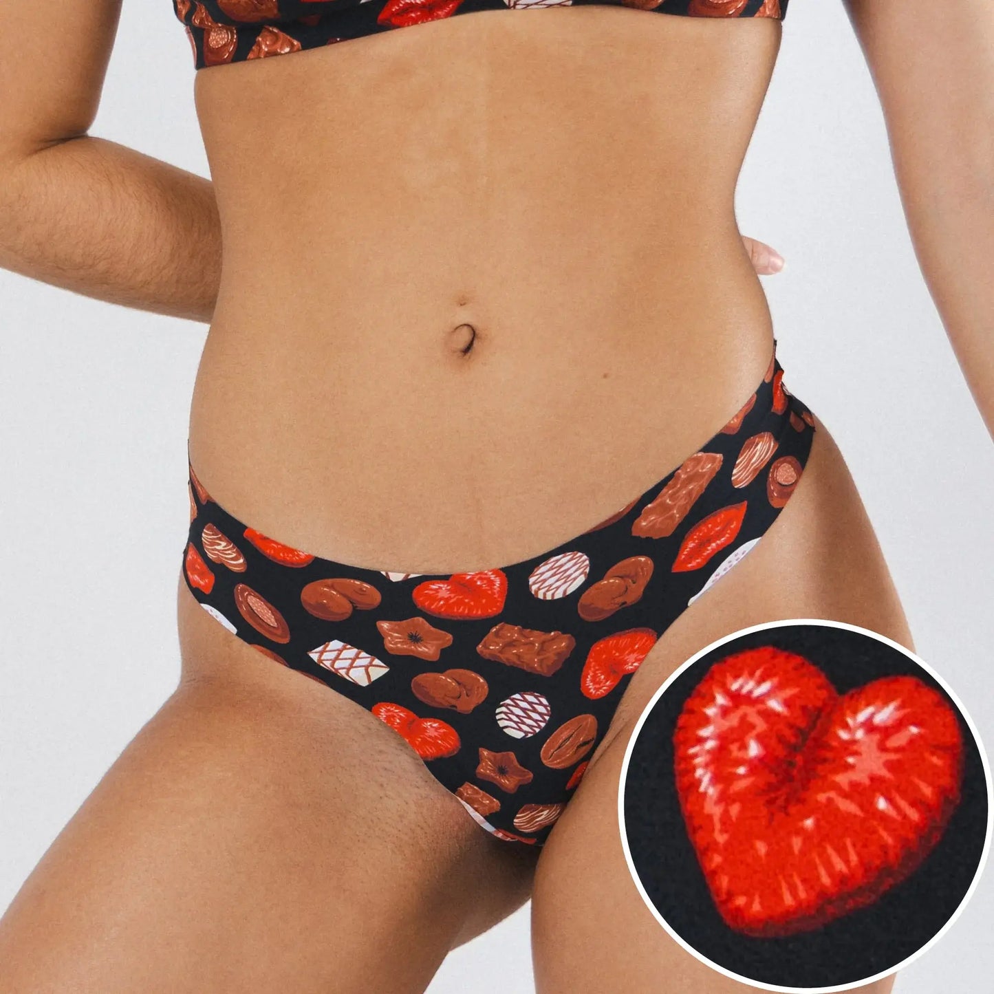 The Bonbons | Naughty Chocolates Seamless Thong - Shinesty - Flyclothing LLC