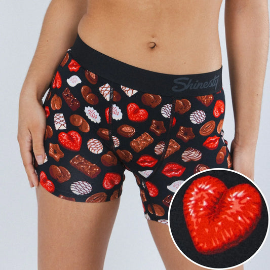 The Bonbons | Naughty Chocolates Women’s Boxers - Shinesty - Flyclothing LLC