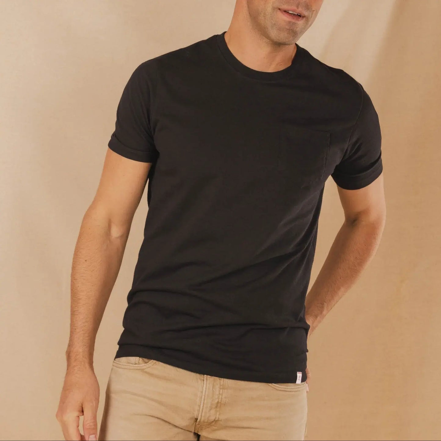 The Threat Level Midnight | Black Everyman™ Pocket T Shirt - Shinesty - Flyclothing LLC