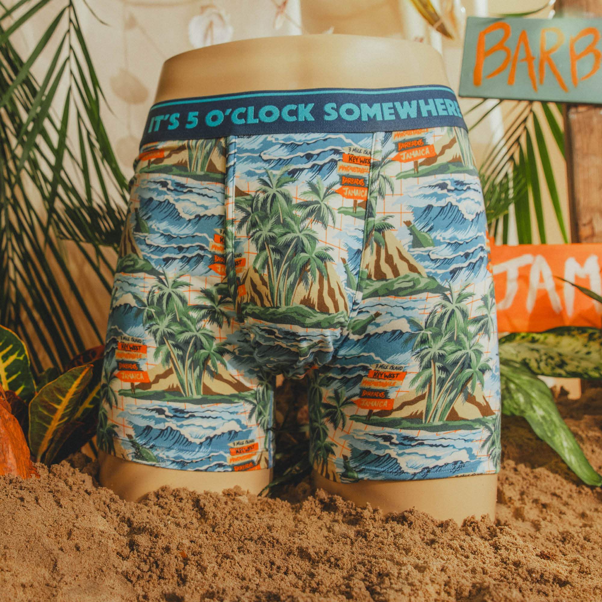 The Changes In Latitudes | Shinesty x Margaritaville® Ball Hammock® Pouch Underwear With Fly - Shinesty - Flyclothing LLC