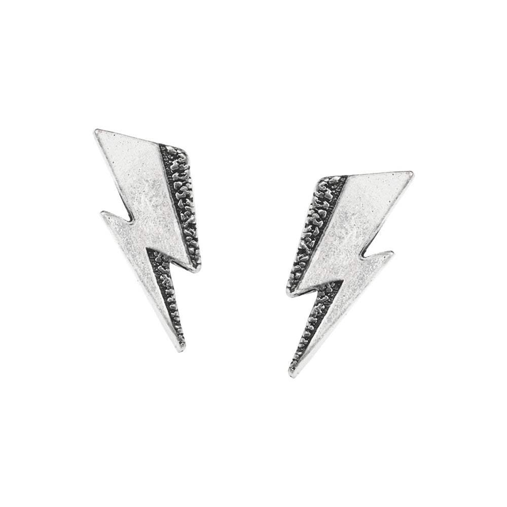 David Bowie Flash Stud Earrings - Alchemy of England - Flyclothing LLC