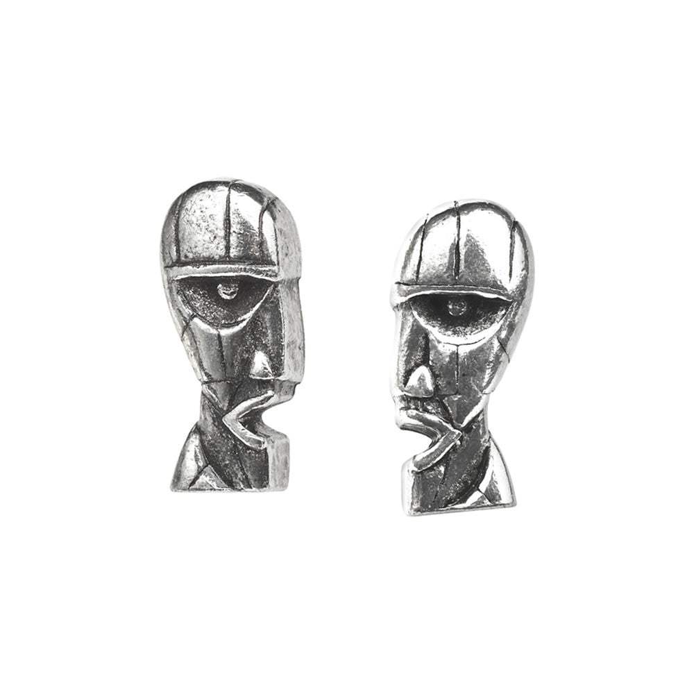 Pink Floyd Division Bell Stud Earrings - Alchemy of England - Flyclothing LLC