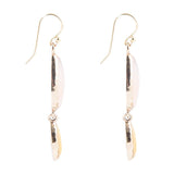 Peach Aventurine and Yellow Jade Drop Earrings - Barse Jewelry