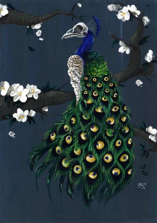 Black Market Art Company Peacock. Print - Black Market Art Company - Flyclothing LLC