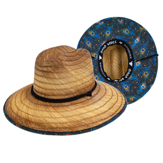 Peter Grimm Tea Stain Peacock Hat - Peter Grimm