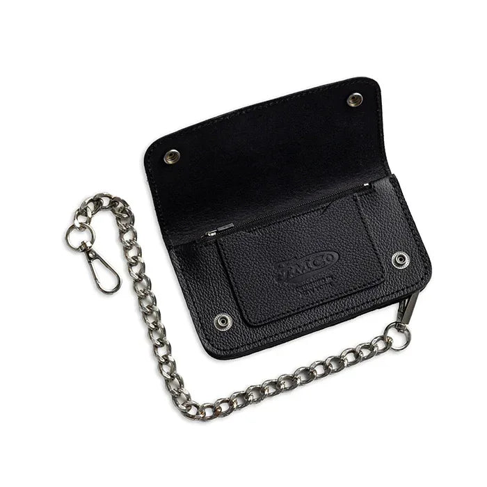 SMALL TRUCKER - Vegetable Tanned Leather Wallet - First Manufacturing Company - Flyclothing LLC