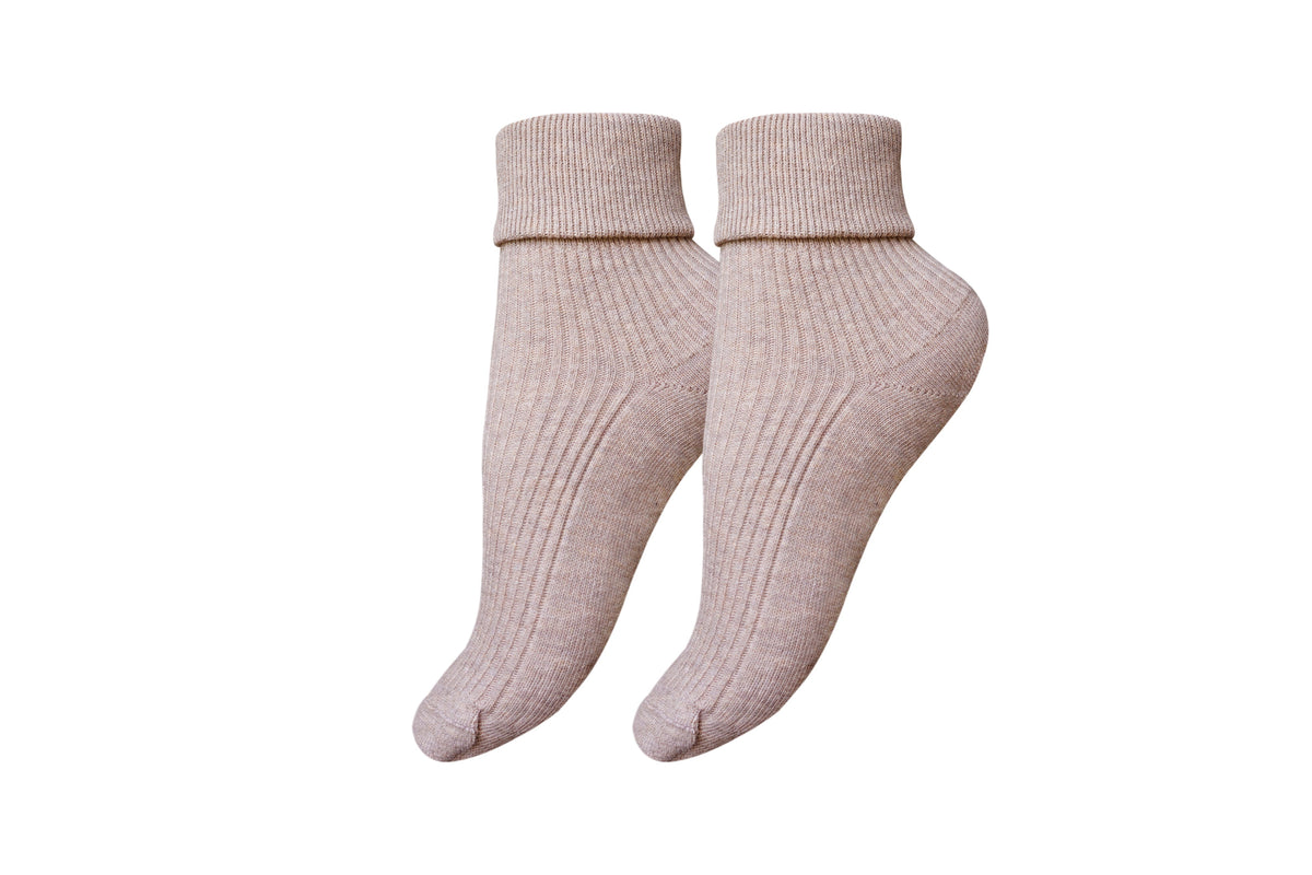 tittimitti® Women’s 100% Organic Combed Cotton Socks 1 Pair – Made in Italy