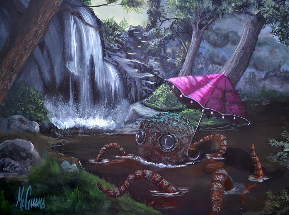Black Market Art Company Penny& Pool Print