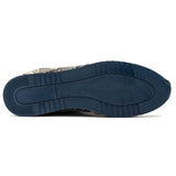 65-215-WHT PERI Python Embossed Italian Calfskin Sneakers Black / White - Zelli Italia - Flyclothing LLC